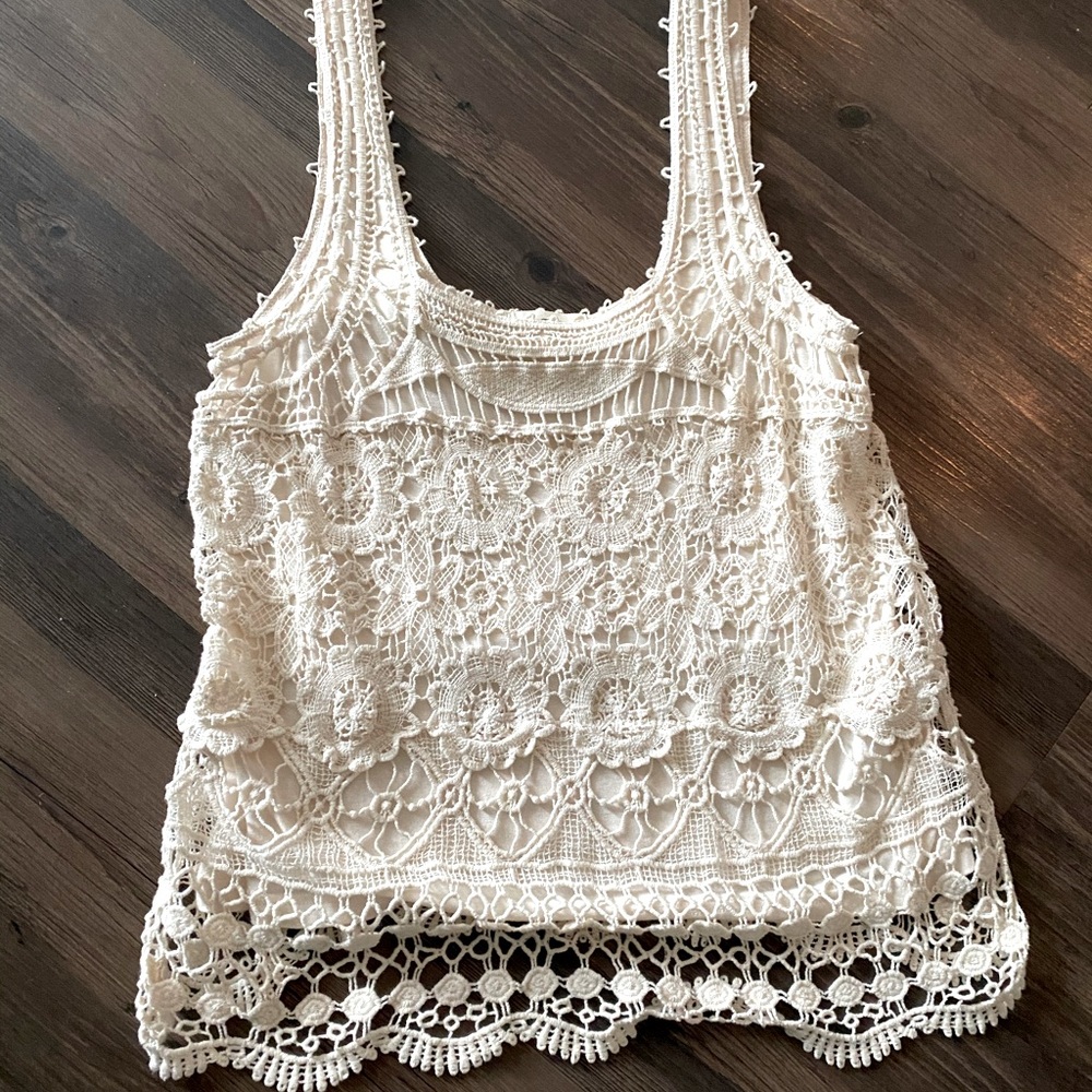 Urban Outfitters Crochet Tank - Macrame